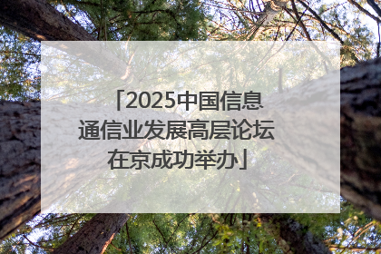 2025中国信息通信业发展高层论坛在京成功举办